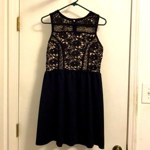 Juniors Black Dress